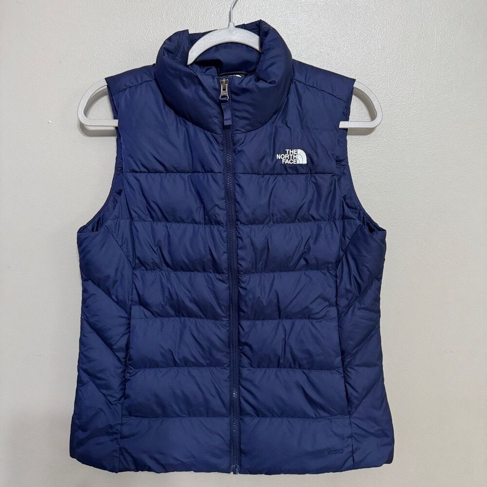 The North Face black 550 down vest women’s large